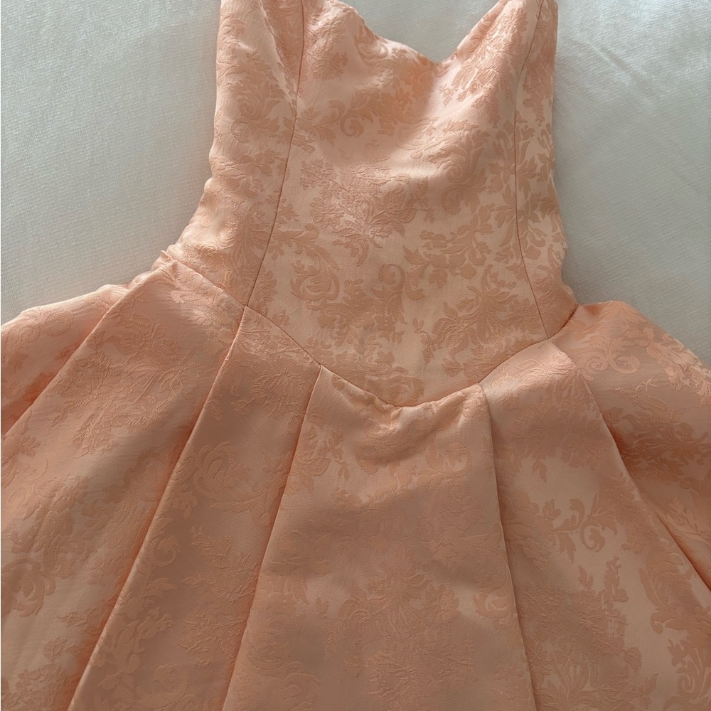 House of CB Jacquard Mini Bow Gown/dress - Picture 3 of 8